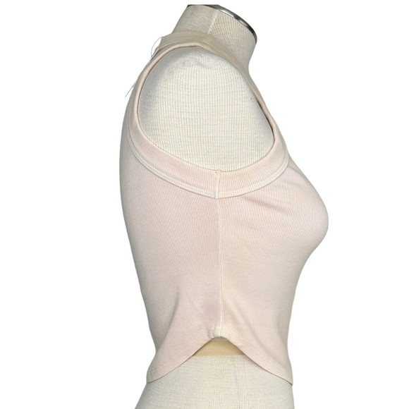 LAmade Paradise Cove Cropped Racerfront NEW Size Small Color Petal - Picture 2 of 5